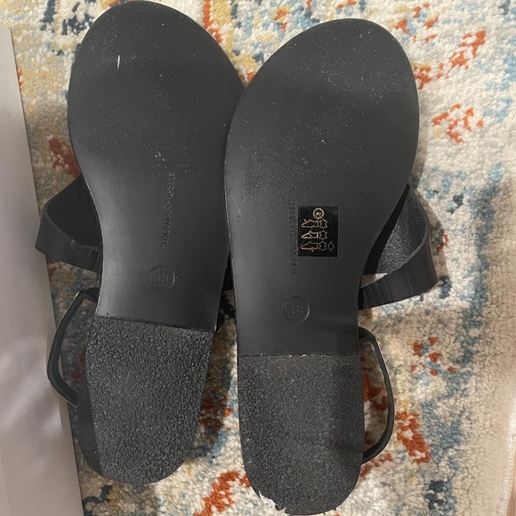 PERFECT CONDITION LUXURY Black Drepani thong sandals from Ancient Greek Sandals - Picture 4 of 4